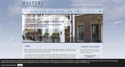 Desktop Screenshot of masters-legal.co.uk