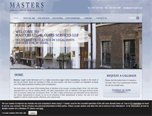 Tablet Screenshot of masters-legal.co.uk